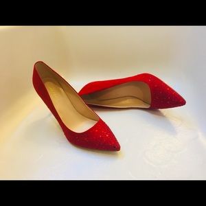 Marc Fisher Red High Heels Scarpin US 10M